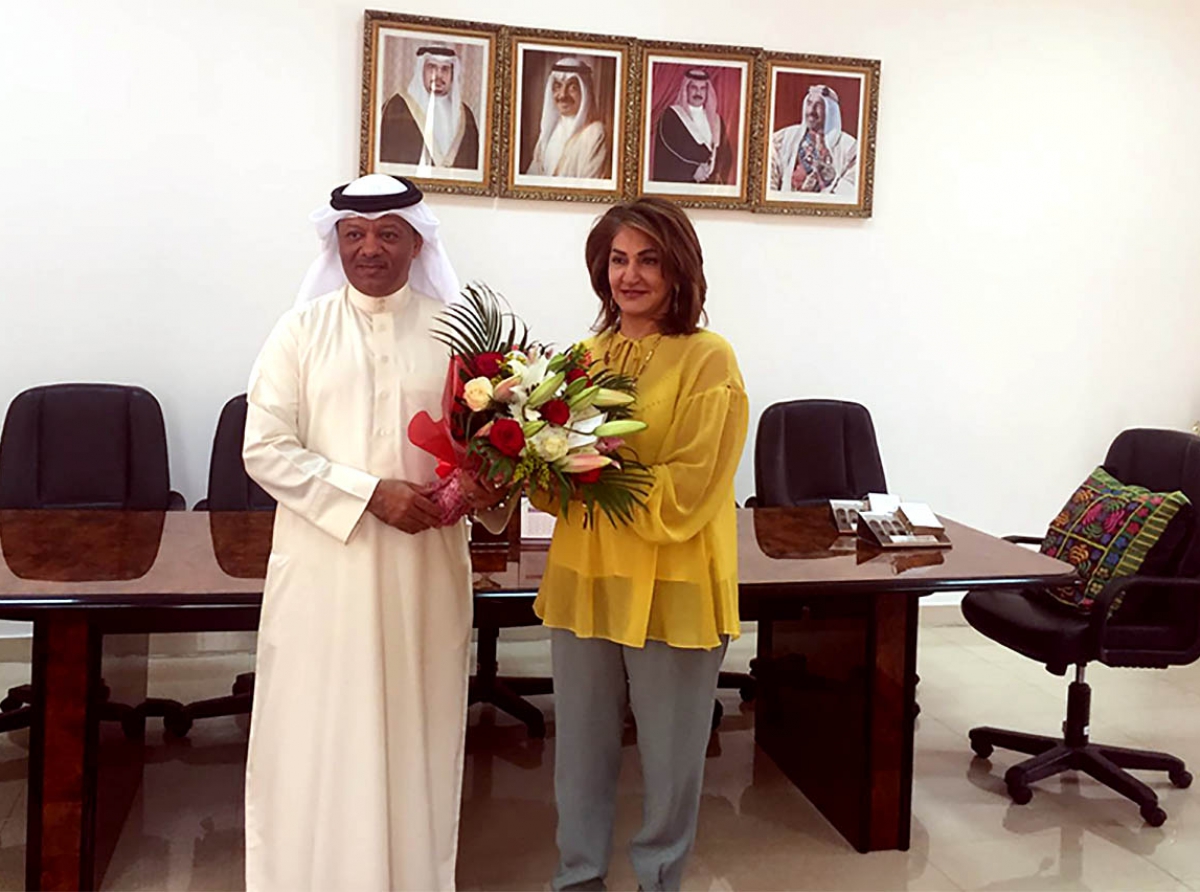  رئيس جمعية الكلمة الطيبة يلتقي سعادة الشيخة هند بنت سلمان آل خليفة رئيسة جمعية رعاية الطفل والأمومة