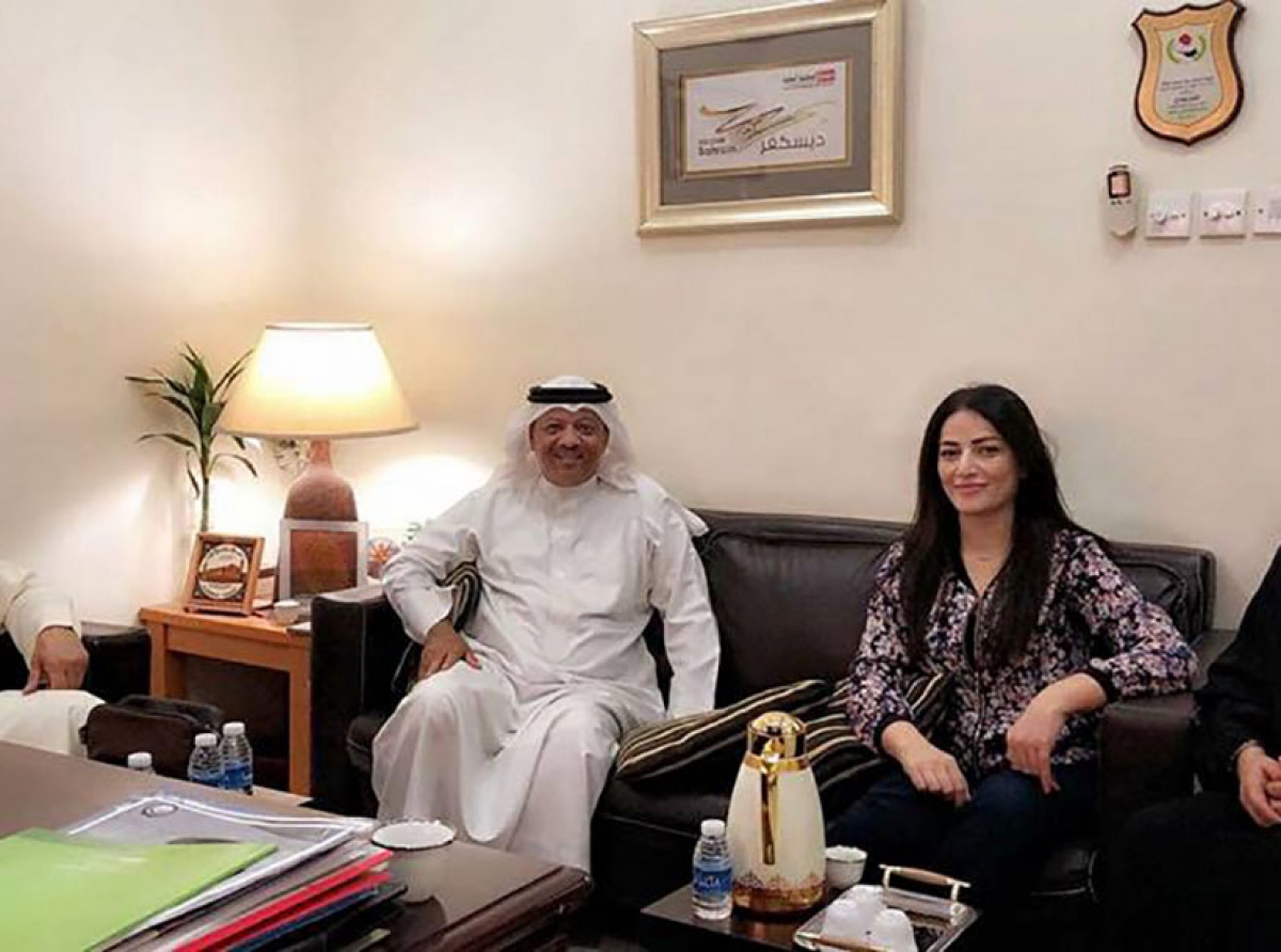  رئيس جمعية الكلمة الطيبة بوهزاع يستقبل مستشار الإدارة العامة في الهيئة الخيرية الإسلامية العالمية