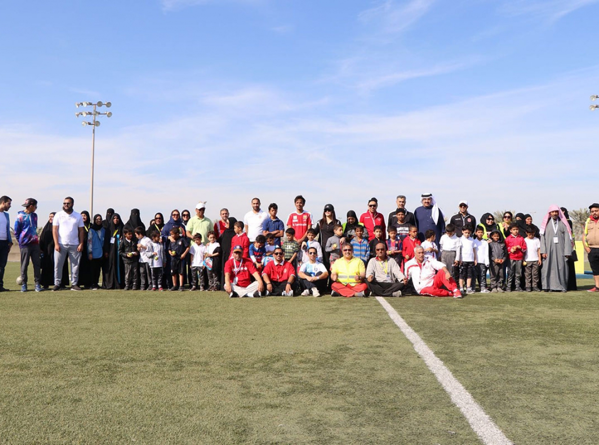  تنفيذا لقرار رؤساء اللجان الأولمبية بدول مجلس التعاون الخليجي .. وبالتعاون مع نادي المحرق الرياضي جمعية الكلمة الطيبة تحتفل بمناسبة يوم البحرين الرياضي - البحرين