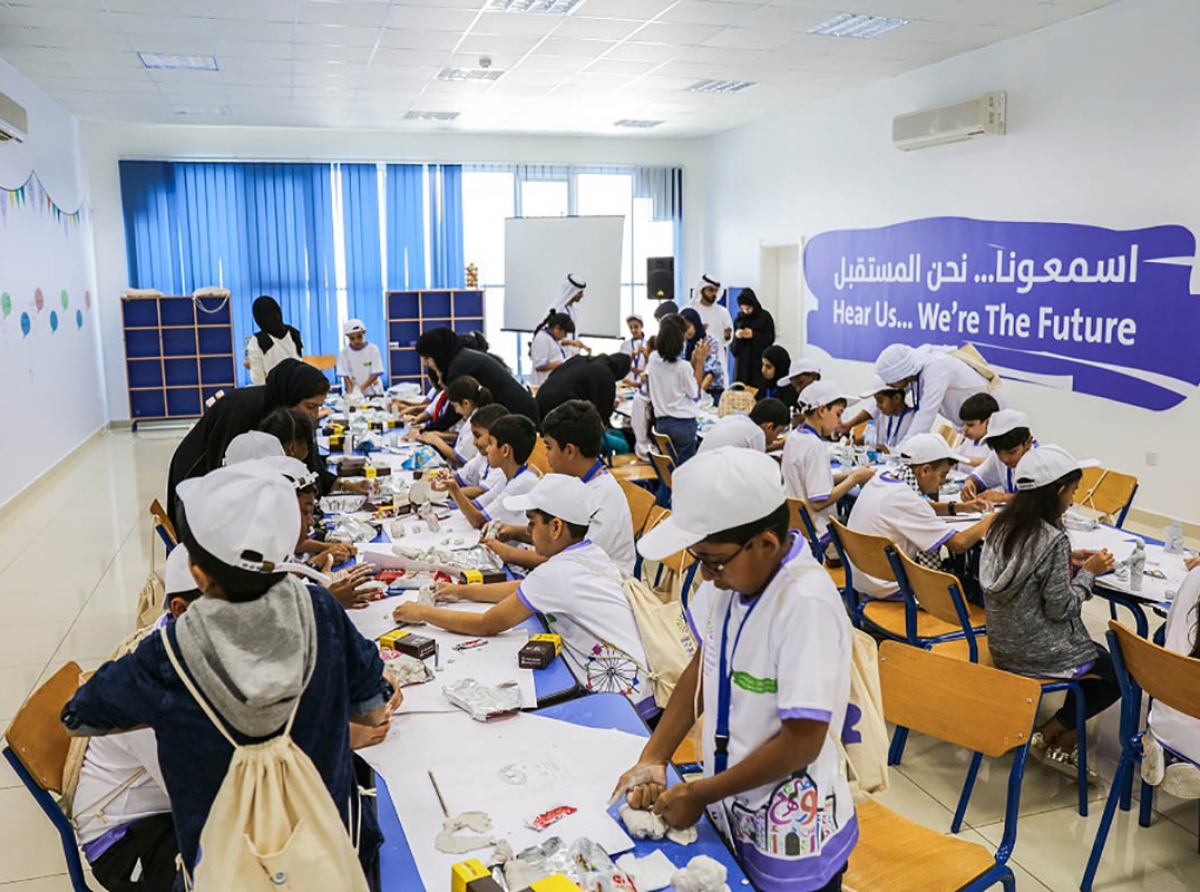  وفد جمعية الكلمة الطيبة يشارك في فعاليات ملتقى الشارقة للأطفال العرب في دورته الـ 13