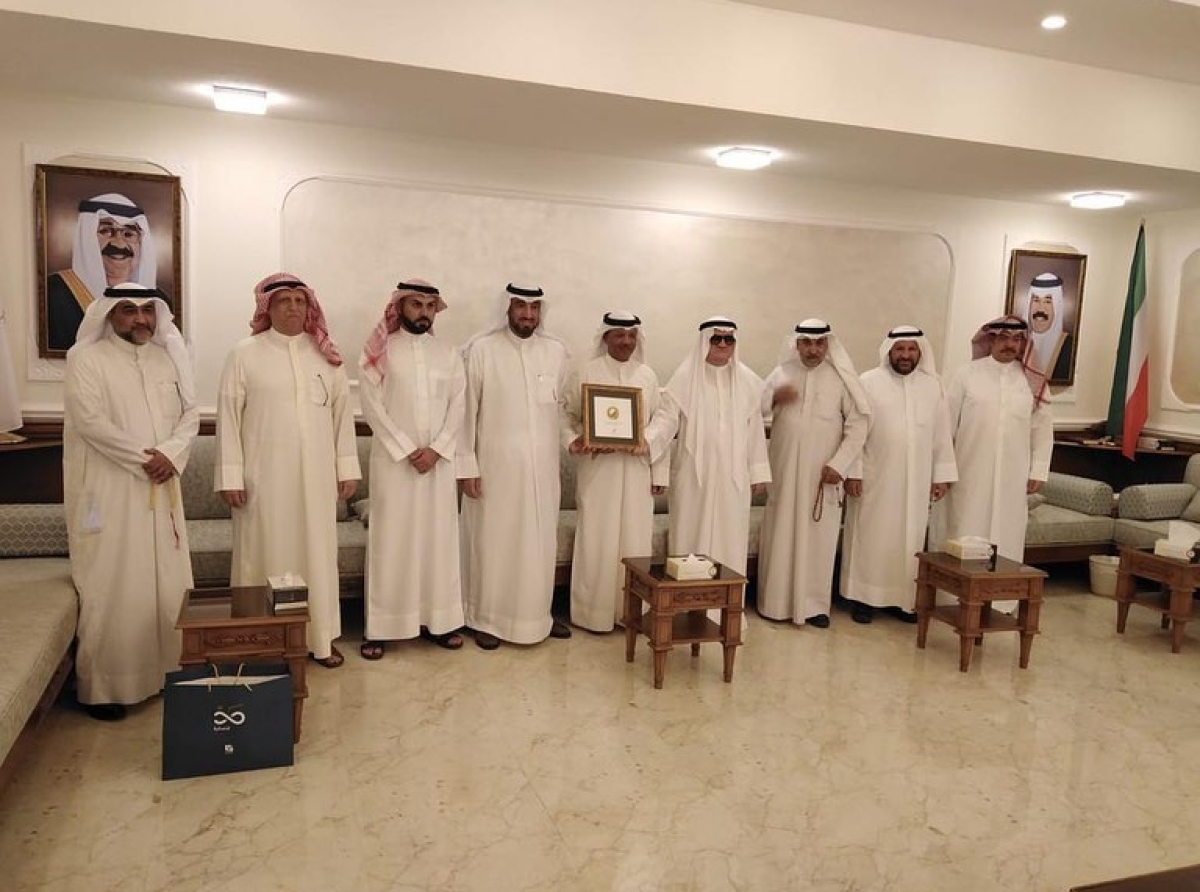  مبرة العوازم الخيرية في دولة الكويت تستضيف السيد حسن محمد بوهزاع رئيس مجلس ادارة جمعية الكلمة الطيبة