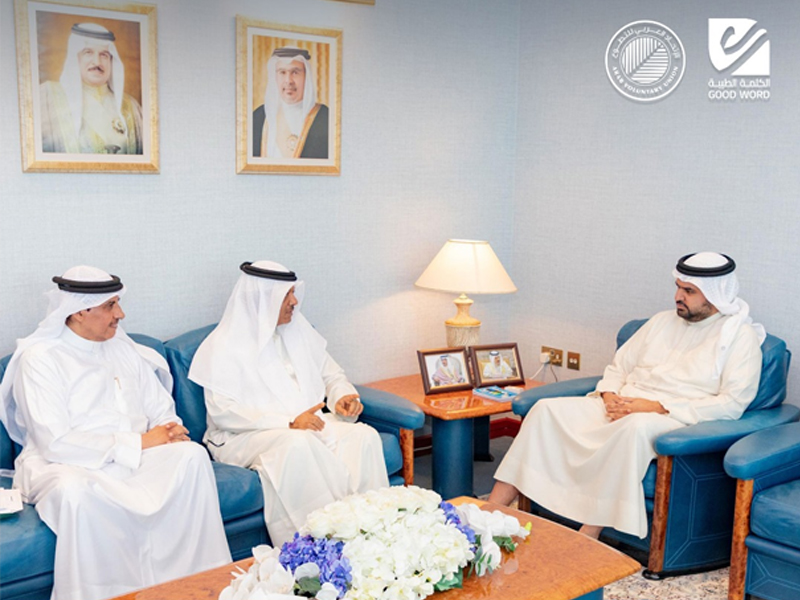 سمو الشيخ عيسى بن علي آل خليفة يستقبل رئيس مجلس إدارة الجمعية